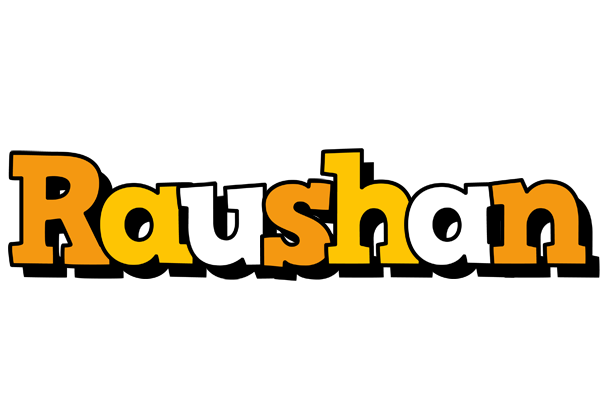 Raushan cartoon logo