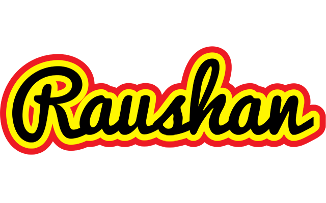 Raushan flaming logo