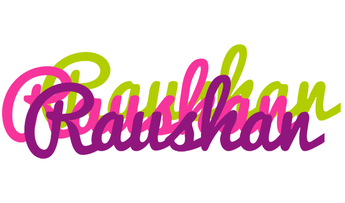 Raushan flowers logo