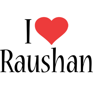 Raushan i-love logo
