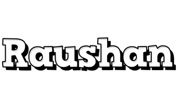 Raushan snowing logo