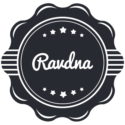Ravdna badge logo