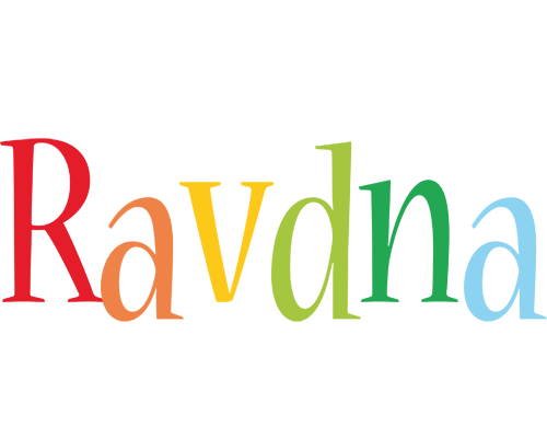 Ravdna birthday logo