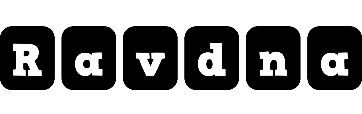 Ravdna box logo