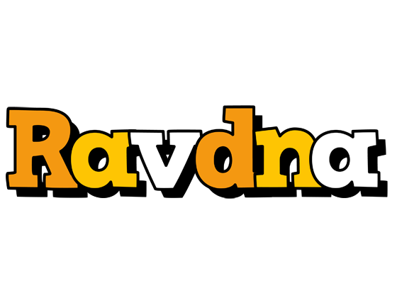 Ravdna cartoon logo