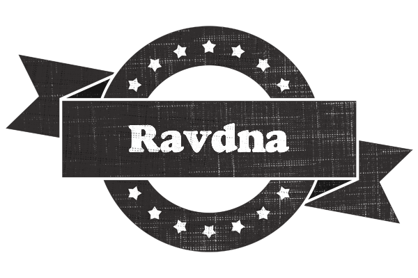 Ravdna grunge logo