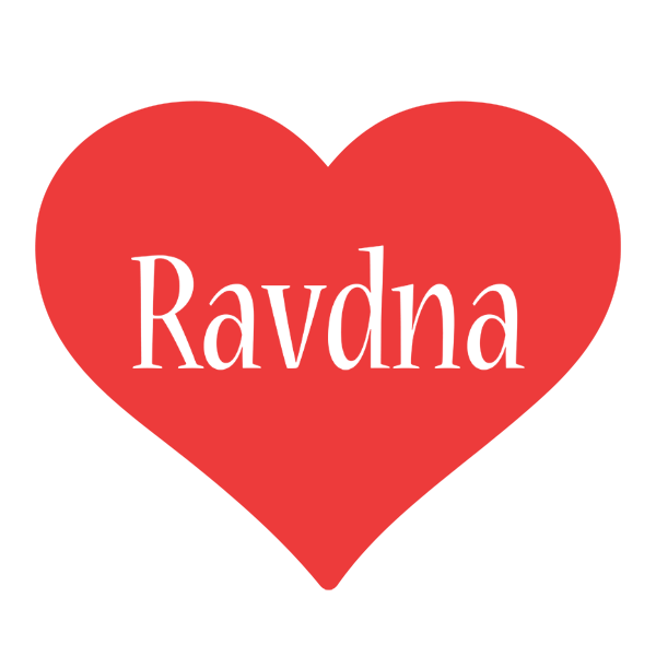 Ravdna love logo
