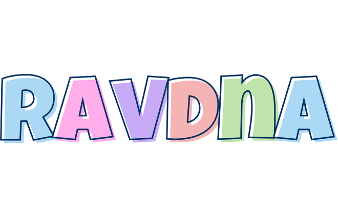 Ravdna pastel logo