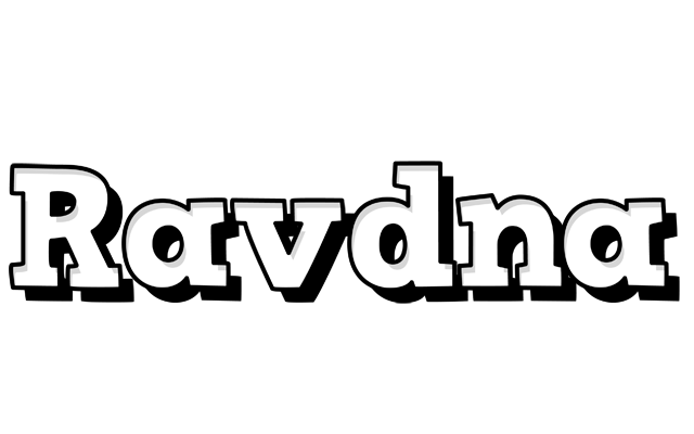 Ravdna snowing logo