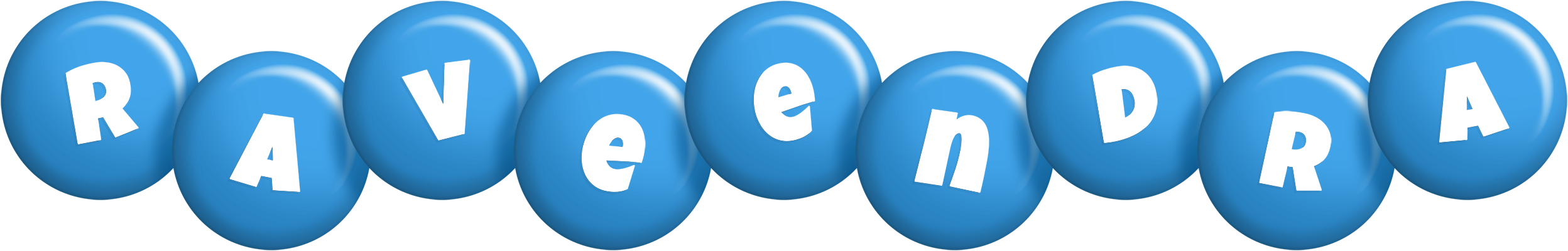 Raveendra candy-blue logo