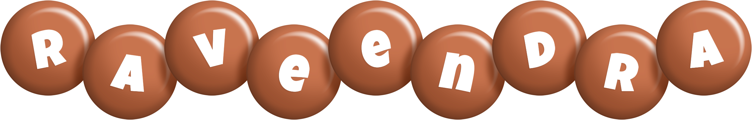 Raveendra candy-brown logo