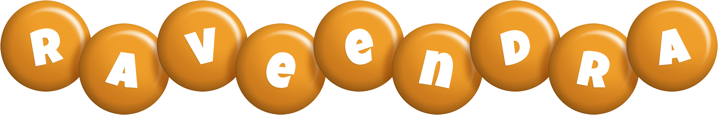 Raveendra candy-orange logo