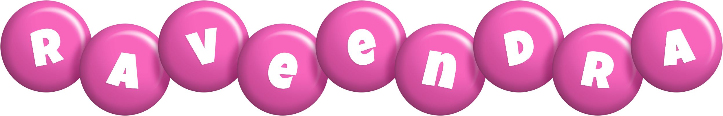 Raveendra candy-pink logo