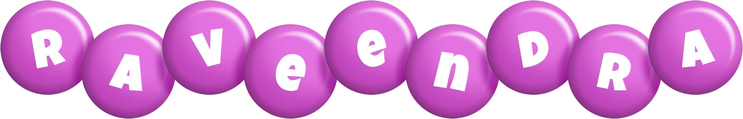 Raveendra candy-purple logo