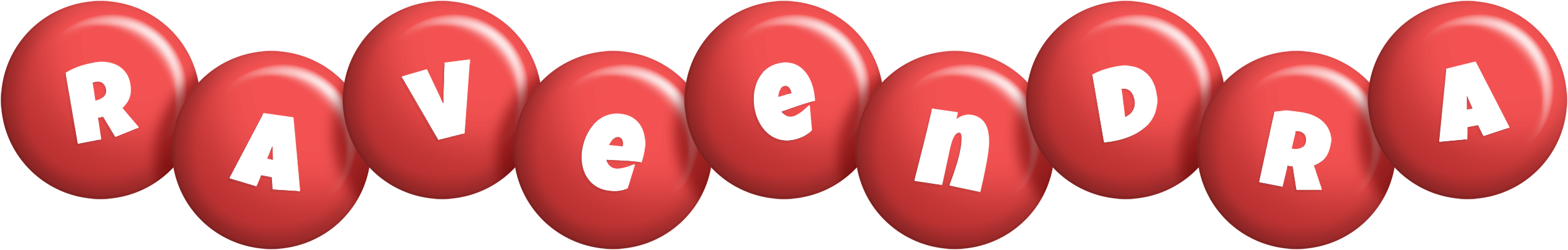 Raveendra candy-red logo