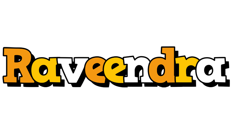 Raveendra cartoon logo