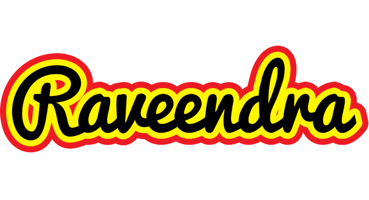 Raveendra flaming logo