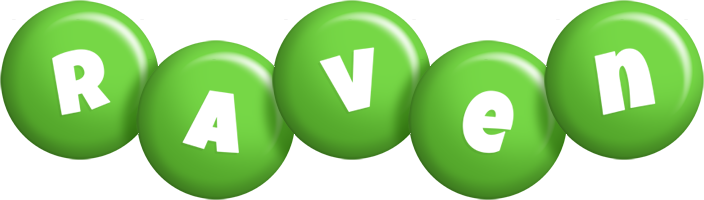 Raven candy-green logo