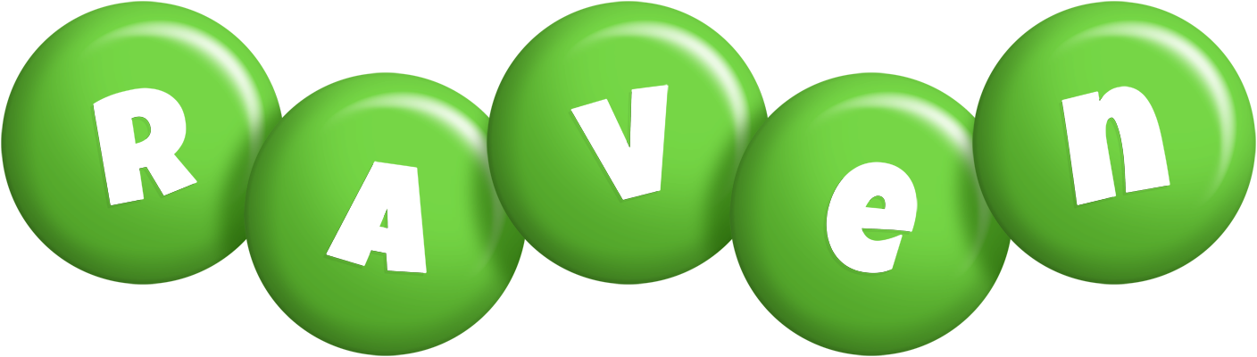 Raven candy-green logo