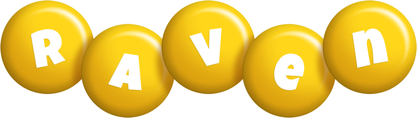 Raven candy-yellow logo