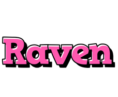 Raven girlish logo