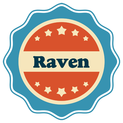 Raven labels logo