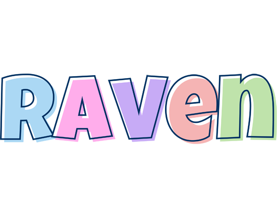 Raven pastel logo