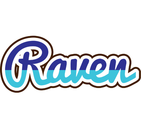 Raven raining logo