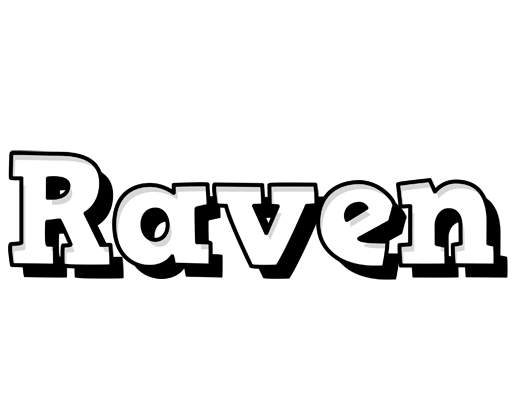 Raven snowing logo