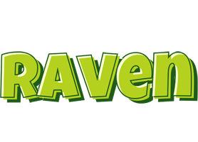 Raven Logo Name Logo Generator Smoothie Summer Birthday Kiddo Colors Style