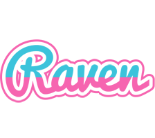 Raven woman logo