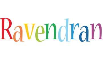 Ravendran birthday logo