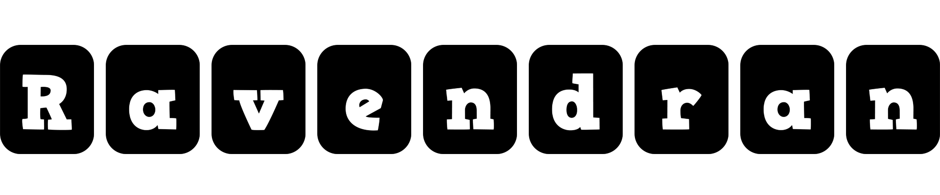 Ravendran box logo