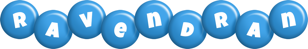 Ravendran candy-blue logo