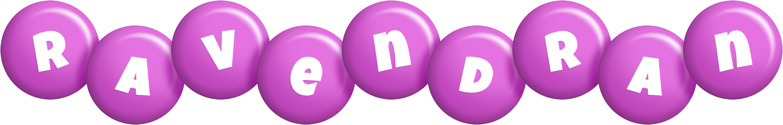 Ravendran candy-purple logo