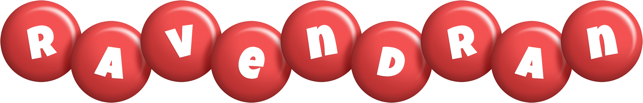 Ravendran candy-red logo