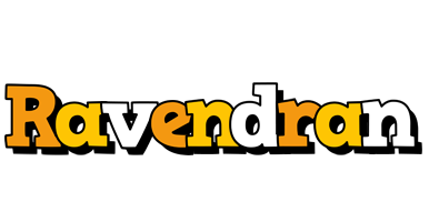 Ravendran cartoon logo