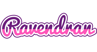 Ravendran cheerful logo