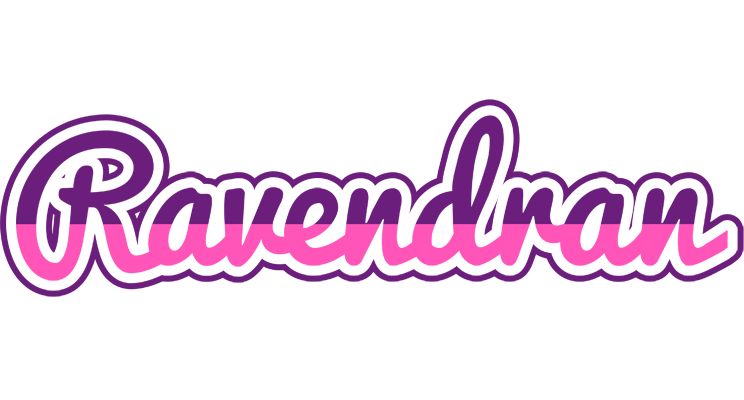 Ravendran cheerful logo