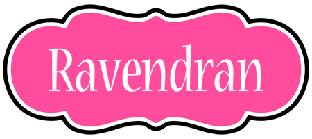 Ravendran invitation logo