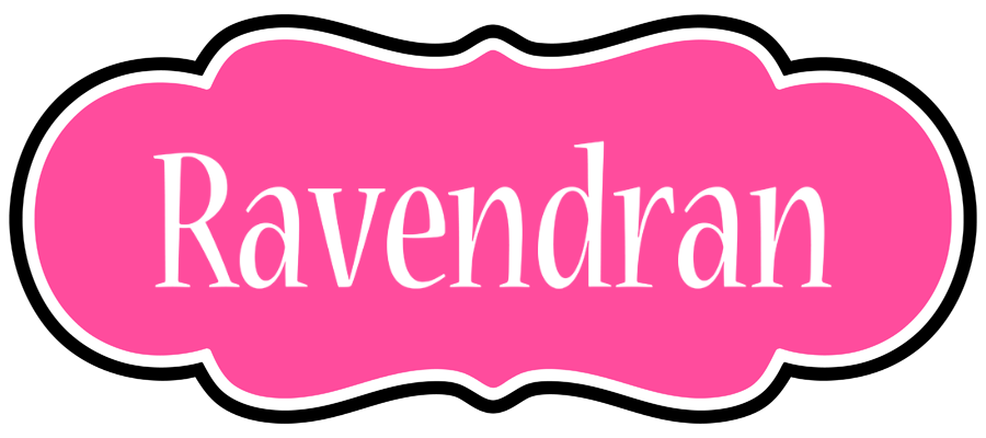 Ravendran invitation logo