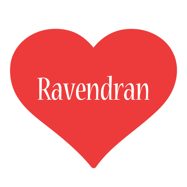 Ravendran love logo