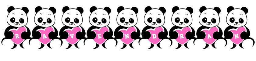 Ravendran love-panda logo