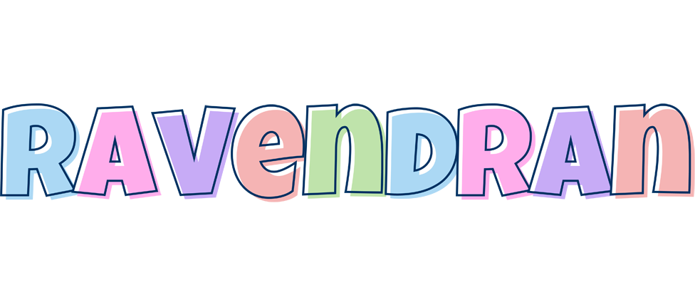 Ravendran pastel logo