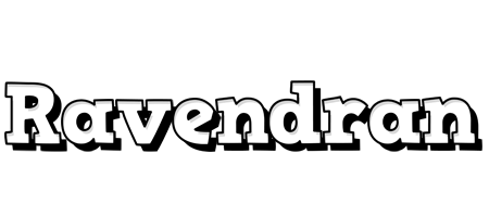 Ravendran snowing logo