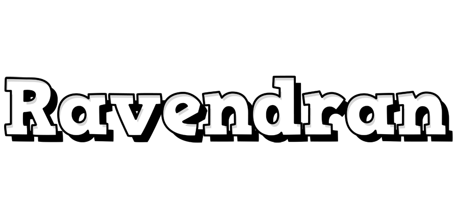 Ravendran snowing logo