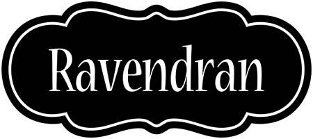 Ravendran welcome logo