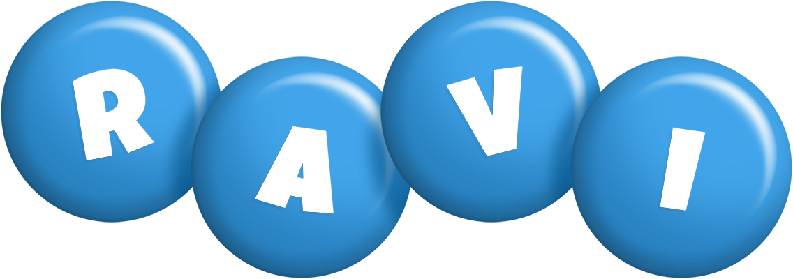 Ravi candy-blue logo