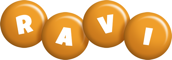 Ravi candy-orange logo