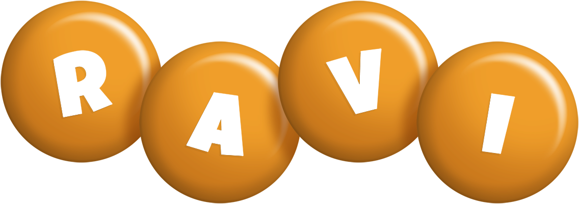 Ravi candy-orange logo